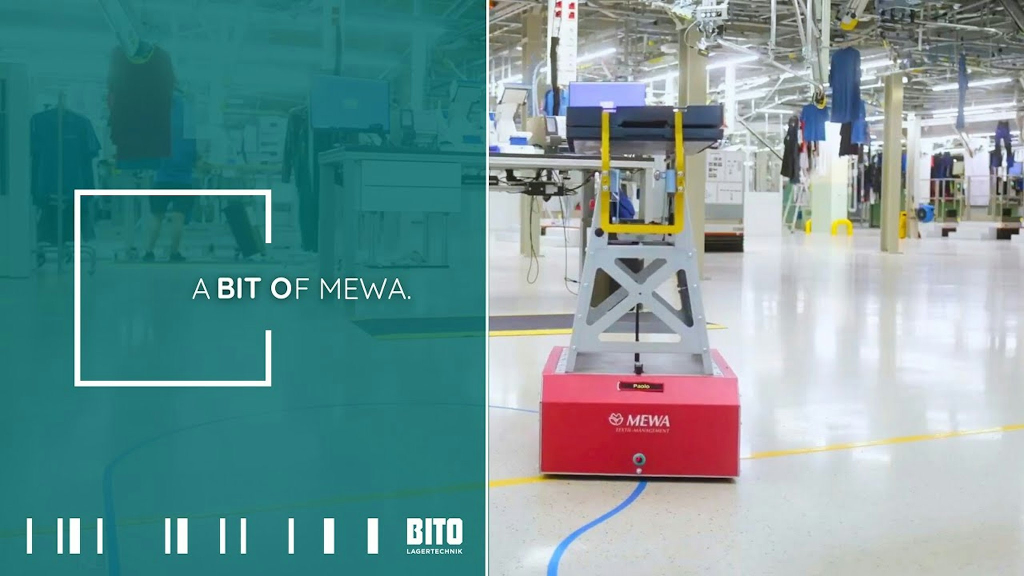 LEO locative im Einsatz bei MEWA Textil | BITO Lagertechnik LEO locative im Einsatz bei MEWA Textil | BITO Lagertechnik