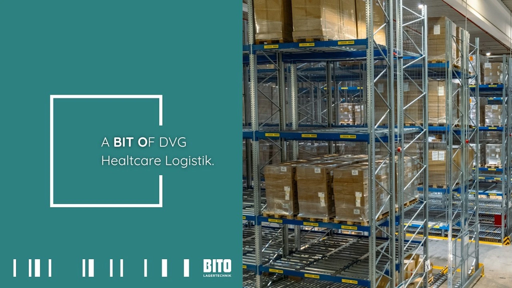 BITO x DVG Healtcare Logistik | BITO Lagertechnik BITO x DVG Healtcare Logistik | BITO Lagertechnik
